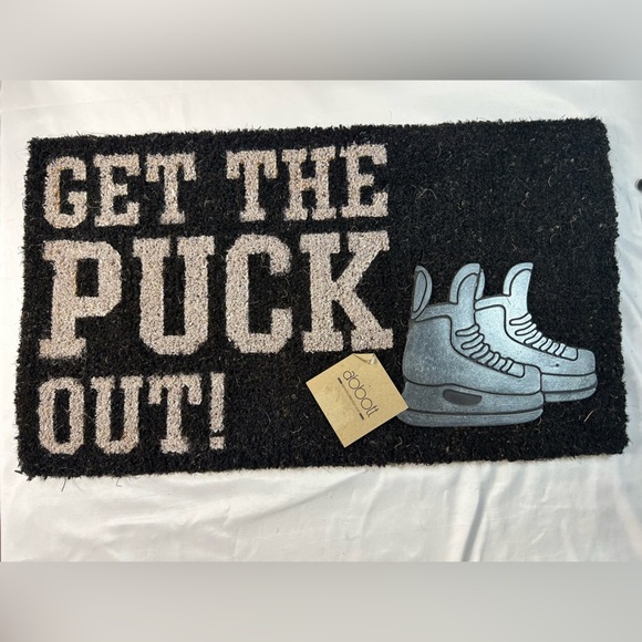 "GET THE PUCK OUT" Doormat / Heavy Duty - Picture 12 of 12
